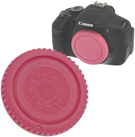 Fotodiox Pink Designer Body Cap Compatible with Canon EF and EF-S Mount Cameras