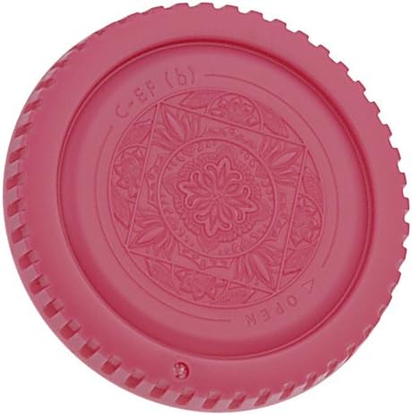 Fotodiox Pink Designer Body Cap Compatible with Canon EF and EF-S Mount Cameras