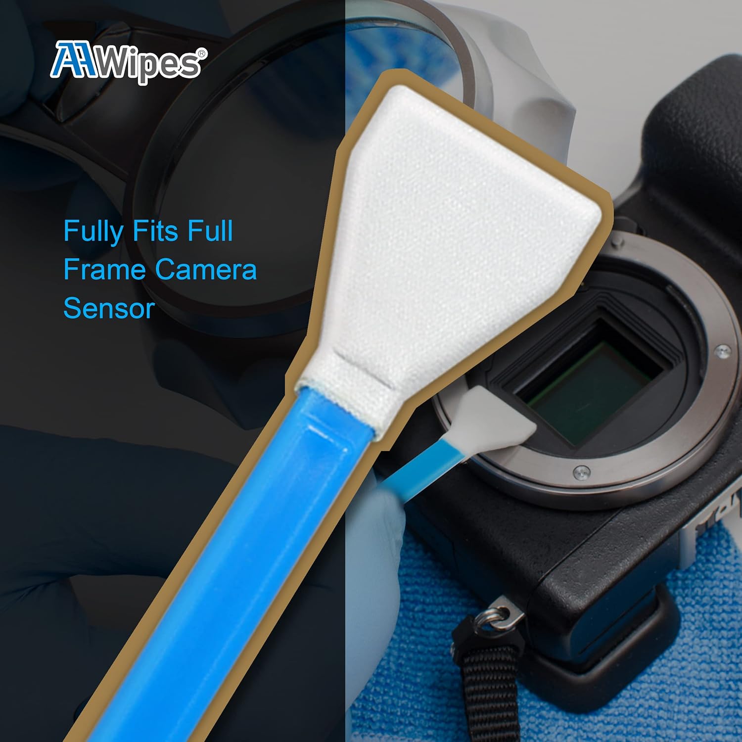 Sensor Cleaning Swabs for APS-C Sensors of DDR DSLR or SLR Camera (20 Pack of 16 mm Sensor Cleaning Swabs) (HCS-16)